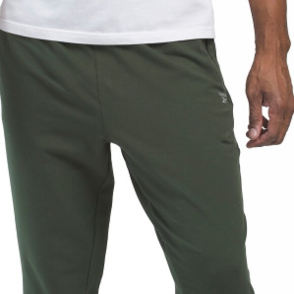 NEW REEBOK Doubletime Tech Terry Joggers green for men 267mn - Picture 3 of 5